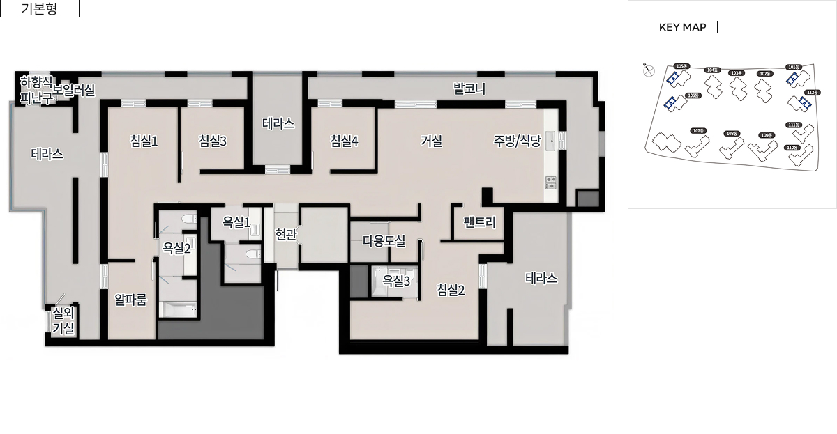 180A 기본형 평면도